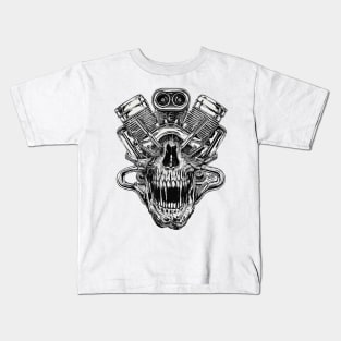 Gearhead Skull Kids T-Shirt